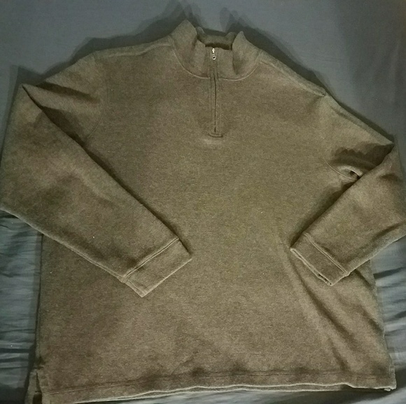 Men's partial zil-up sweatshirt - Picture 1 of 3